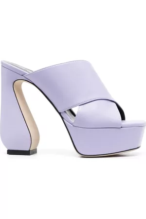 SI ROSSI Mules con plataforma de 130mm