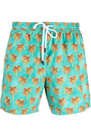 BARBA Bañador con palmera estampada