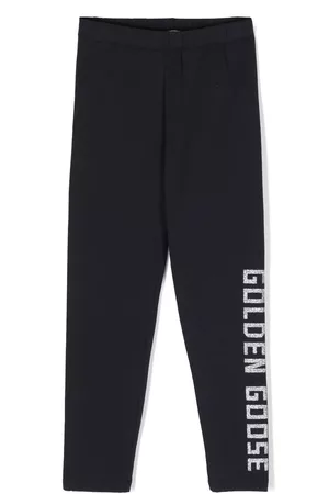 Golden Goose Pantalones stretch con logo