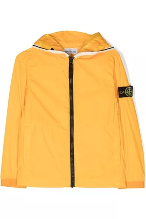 Stone Island Chaqueta con capucha y parche del logo