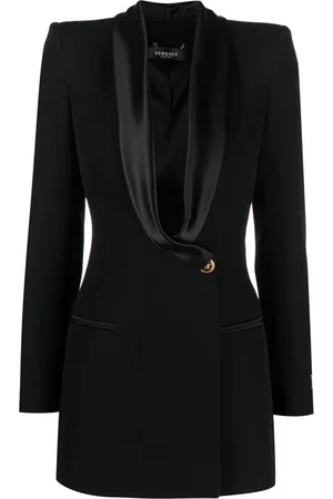 VERSACE Blazer Grain de Poudre con botones