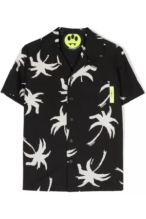 BARROW Camisa con motivo de palmeras