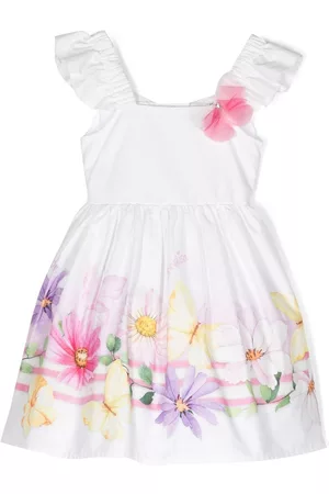MONNALISA Vestido acampanado con motivo floral