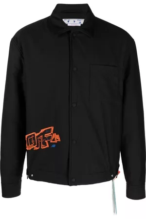 OFF-WHITE Chaqueta con botones y logo bordado