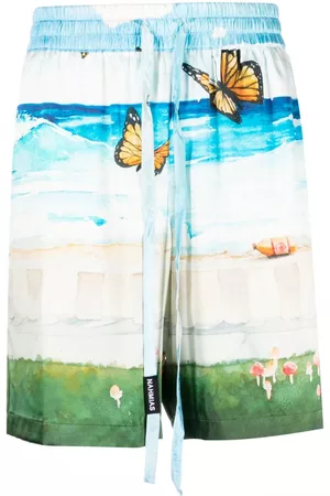 Nahmias Butterfly Beach Silk Shorts