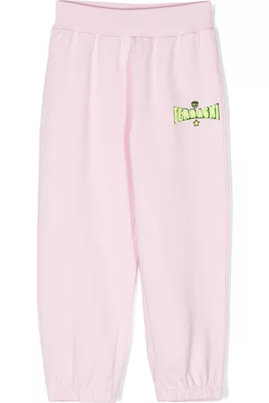 Chiara Ferragni Pantalones de chándal con logo bordado