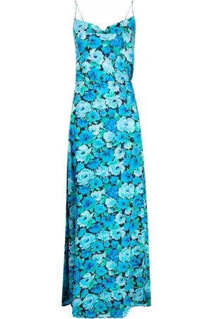 ROTATE Vestido largo con estampado floral