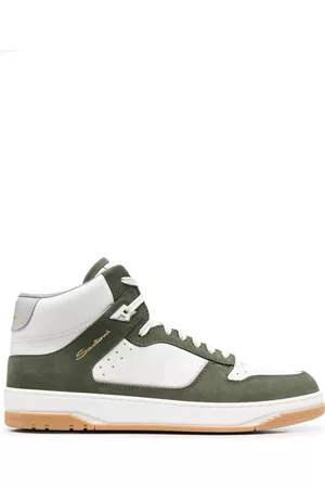 santoni Zapatillas altas con logo estampado