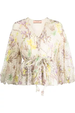 ALEXIS Camisa bordada con estampado floral