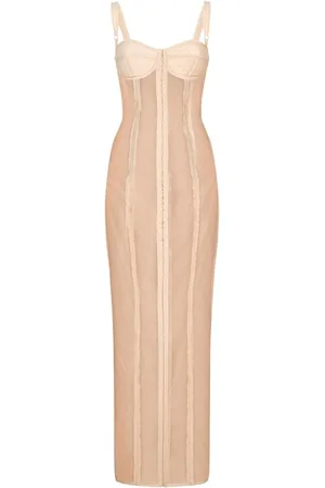 Dolce & Gabbana Vestido midi tipo bustier KIM DOLCE&GABBANA