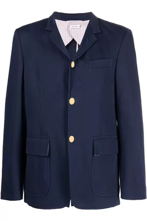 Thom Browne Blazer de vestir con rayas RWB