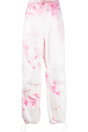 DARKPARK Pantalones tipo cargo con estampado tie-dye