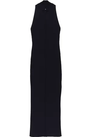 Courrèges Vestido midi con aberturas