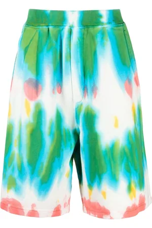 Dsquared2 Pantalones cortos de deporte con estampado tie-dye