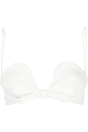 BLANCA Top corto con detalle de lazo