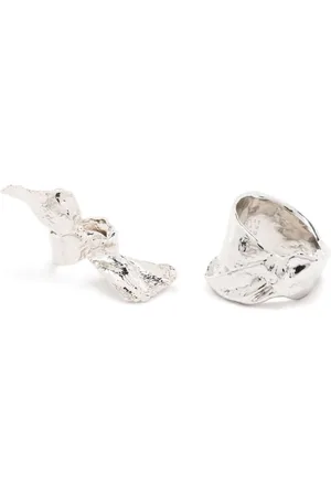 Maison Margiela Set de dos anillos con nudo