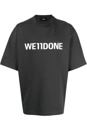 We11 Done Camiseta con logo estampado