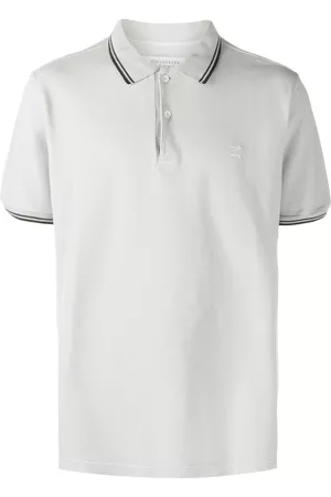 Maison Margiela Polo con ribete de rayas