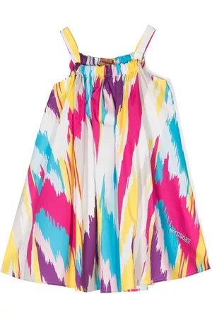 Missoni Vestido acampanado con estampado en zigzag