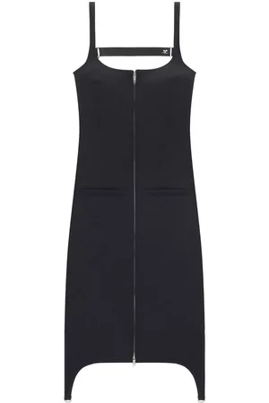 Courrèges Vestido largo Bretelles