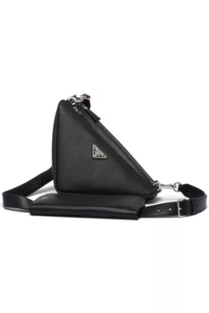 Prada Bolso de hombro de piel Saffiano
