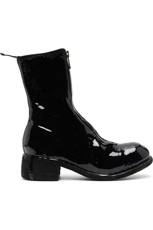 GUIDI Botas con efecto laminado