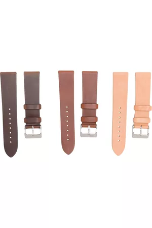 UNIMATIC Set de tres correas para reloj Chocolate