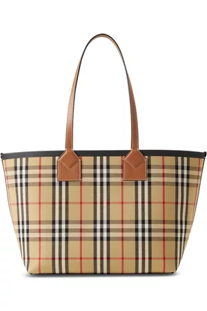 Burberry Bolso shopper London pequeño a cuadros