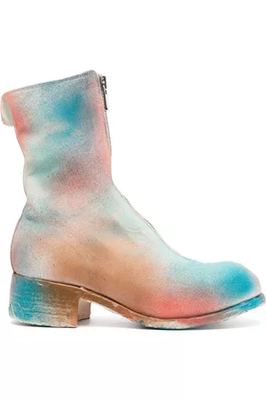 GUIDI Botines con efecto de espray