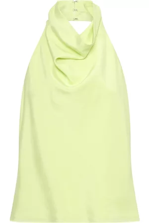 DION LEE Top con cuello desbocado