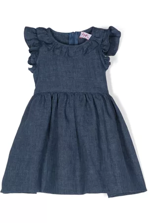 Il gufo Vestido acampanado con volante