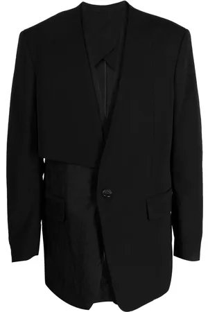 SONGZIO Blazer a capas sin cuello