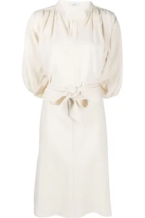 Closed Vestido fruncido con cintura lazada