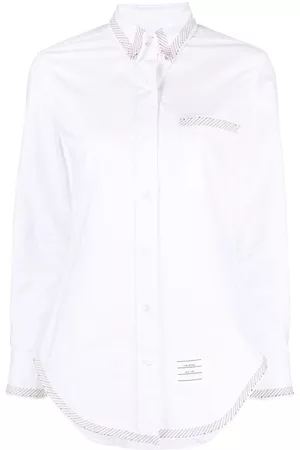 Thom Browne Abrigo con bordado