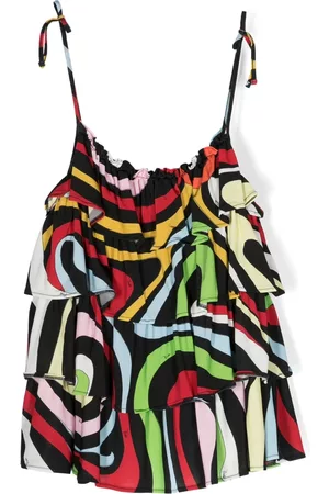 PUCCI Junior Top con capas escalonadas
