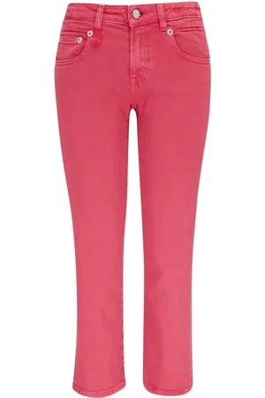 R13 Vaquero capri con parche del logo