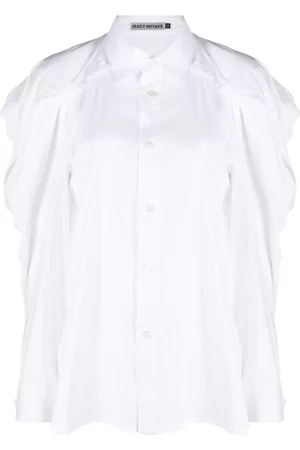 Issey Miyake Camisa con cierre de botones
