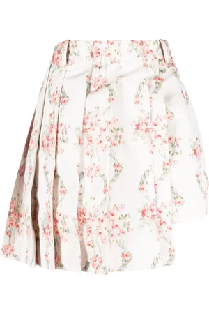 Simone Rocha Skorts asimétricos con motivo floral