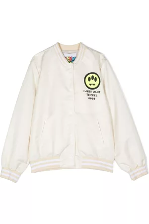 BARROW Chaqueta bomber con emoji estampado