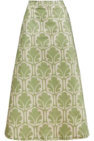 La DoubleJ Falda midi estampada