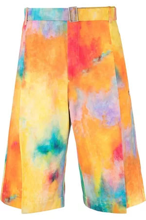 Etudes Pantalones cortos con motivo tie-dye