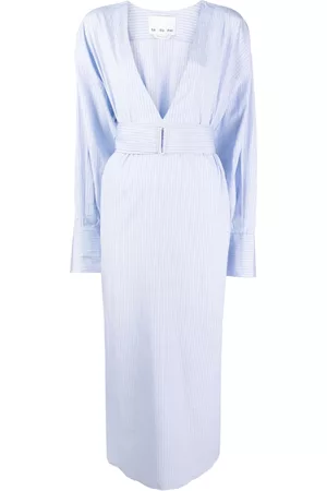 Sa Su Phi Vestido camisero a rayas