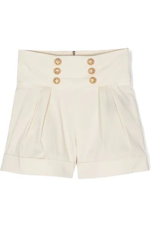 Balmain Pantalones cortos con botón decorativo
