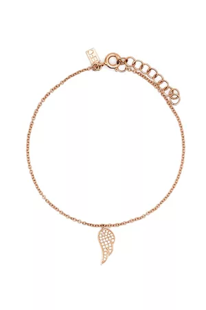 EF Collection Pulsera Angel Wing en oro de 14 ct con diamantes