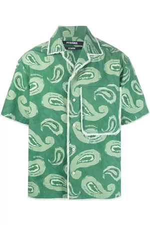 Jacquemus Camisa con borde deshilachado Artichaut