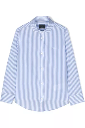 FAY Camisa a rayas con manga larga
