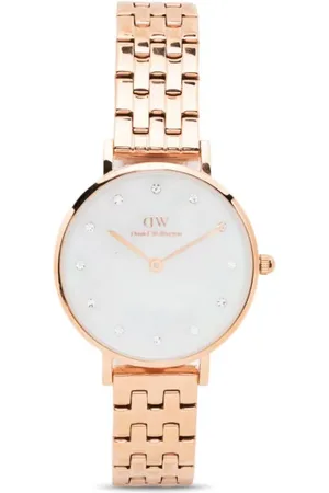 Daniel Wellington Reloj Petite Lumine 5-Link de 28mm