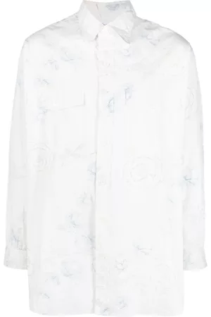 YOHJI YAMAMOTO Camisa con estampado floral