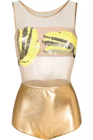 Brigitte Bañador con aplique de banana