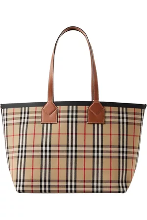 Burberry Bolso shopper London mediano a cuadros